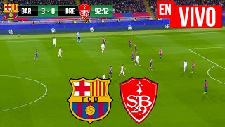 🔴 BARCELONA VS STADE BRESTOIS PARTIDO EN VIVO  CHAMPIONS LEAGUE  JUEGA LAMINE YAMAL FULL MATCH [upl. by Rockafellow980]