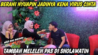 PRANK SHOLAWAT ampNGAJI❗MELELEH SAMPE TUMPEH KENA VIRUS CINTA ❤ [upl. by Gnex710]