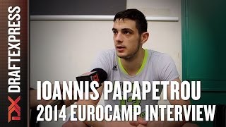 Ioannis Papapetrou Interview at 2014 adidas EuroCamp [upl. by Rausch]