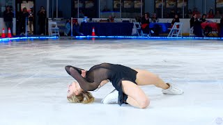 quotVampirequot Amber Glenn performs to Olivia Rodrigo at the Patriot Figure Skating Clubs 2024 Ice Show [upl. by Duomham]