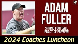 Adam Fuller Coaches Luncheon Interview  FSU Football Spring Practice Preview  Warchant TV FSU [upl. by Prendergast]