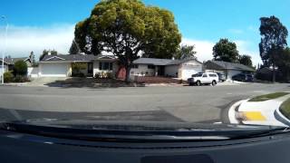 Pleasanton California CA DMV Behind The Wheel driving test practice route 5  part 1 [upl. by Maurilia]