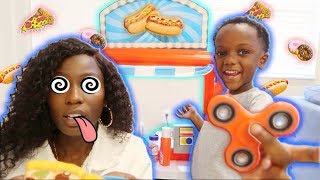 Super Siah Hypnotize Mom To Make Junk Food Learn Food For Kids [upl. by Yenduhc]