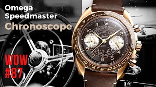 Bronze Gold Omega Speedmaster Chronoscope  Watch of the Week Review 87 [upl. by Nivlag]