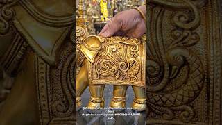 brass special carving elephant wall hangings for home decoration [upl. by Allina]