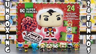 Opening the ENTIRE 2023 DC Funko Advent Calendar [upl. by Canice]