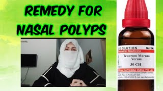 Remedy for Nasal Polyps n Ascarides in homeopathy  Homeopathic treatment [upl. by Tedder]