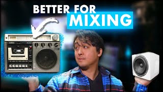 How I’m Using This 45YEAROLD BOOMBOX For Mixing [upl. by Vilberg]