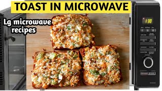 Lg microwave recipeToast in microwaveBread pizza in microwaveCurd toast recipepizza in microwave [upl. by Drugi393]