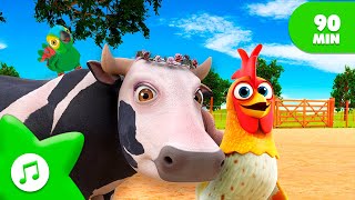 Las 40 Mejores Canciones de la Granja 7 8 9 👨🏻‍🌾 MIX 🌈 Canciones Infantiles  La Granja de Zenón [upl. by Brantley]