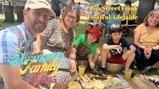 Asia Street Food Festival Adelaide Vlog I Bormann Family Vlog [upl. by Anelas252]