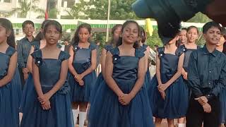 Eshanee patros performance in a choir for Annual sports day greendaleschoolVizag [upl. by Jacoby]