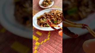 The best local food in Cambodia insect food food insects yummy [upl. by Boesch]