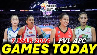 PVL Live Games Today 7 March 2024  PVL AllFilipino Conference Game Schedule [upl. by Alecram873]