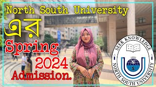 North South University Spring 2024 Admission  NSU SPRING 2024 [upl. by Ardnalac]