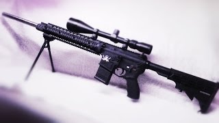 Spikes Tactical AR15 223 24 Rock River arms bull barrel 112 twist DIY OH MY GOD BOSS [upl. by Alleoj807]