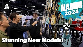 The Coolest Guitar Colours  Reverend Guitars  NAMM 2024 [upl. by Eedrahs]