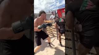 Boxer vs Brawler streetbeefs boxing [upl. by Imena183]