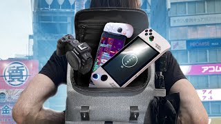 Everything in my Japan Travel Bag ROG Ally Nintendo Switch and more [upl. by Eelrac178]