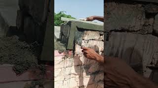 Design 👌 cement plaster 👌shortvideo construction cement cementwork [upl. by Eiramanna251]