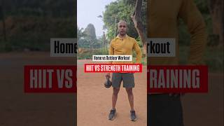 HIIT vs STRENGTH TRAINING strengthtraining hiit strenthworkout hiitworkout weighttraining [upl. by Emyle196]