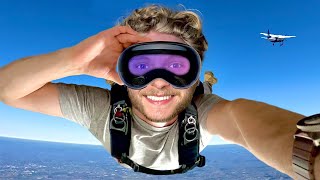 I Went Skydiving In Apple Vision Pro [upl. by Korns]