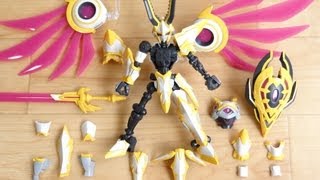 【前編】ハイパーファンクション LBX ルシファー コアスケルトン＆アーマーフレーム 組み立て レビュー ダンボール戦機ウォーズ プラモデル W [upl. by Cleopatra]