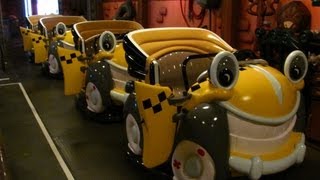 Roger Rabbits Car Toon Spin ride at Disneyland  HDThrillSeeker [upl. by Oelgnaed]