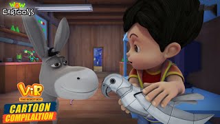 Vir Ne New Robot Banaya  Vir The Robot Boy Compilation 07  Season 01  Cartoon for Kids  spot [upl. by Dominik]