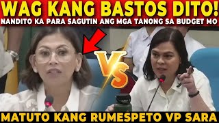 🔴 WAG kang BASTOS VP SARA MATUTO kang RUMESPETO sa KOMITENG to  CONG QUIMBO  Jevara PH [upl. by Syramad]