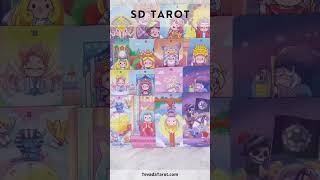 Discover the SD Tarot A Pastel Journey into Cute Divination shorts [upl. by Fendig]