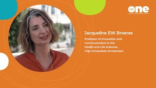 ONE Conference 2022  Interview with Jacqueline Broerse Vrije Universiteit Amsterdam [upl. by Swift]