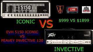 EVH 5150 Iconic vs Peavey Invective 120 [upl. by Calva928]