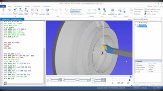 Turning in CIMCO Edit 2022 Lathe [upl. by Llertnauq]