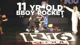 Bboy Pocket 11 years old  R16 2007  Bboy Spotlight  R16 Korea [upl. by Woodley536]