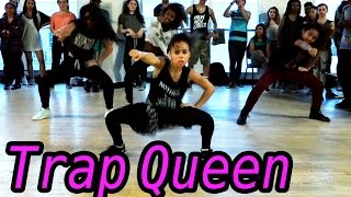 TRAP QUEEN  Fetty Wap Dance  MattSteffanina Choreography ft 9 yo Asia Monet DanceOnTrap [upl. by Araec]