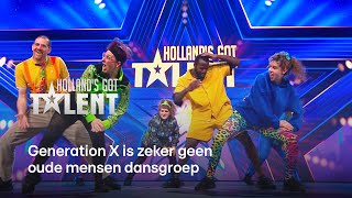 De vaders en moeders van Generation X BLAZEN jury omver  Hollands Got Talent [upl. by Wendalyn]