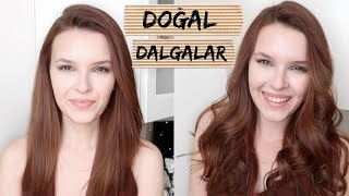 Düzleştirici İle Dalgalı Saç Nasıl Yapılır 👩🏽 [upl. by Akierdna]