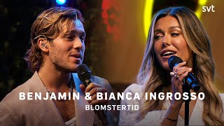 Benjamin Ingrosso amp Bianca Ingrosso – Blomstertid  Allsång på Skansen 2021  SVT [upl. by Ardnauqal]