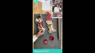 Elf amp Reindeer Shelf Sitters  comment ELF for info [upl. by Ycat]