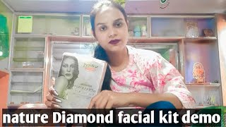 Diamond facial kit de  Diamond for glowing skin facial kit demo viralvideo [upl. by Ado]