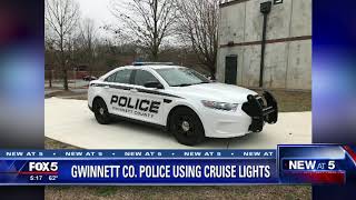 Gwinnett County Police using cruise lights [upl. by Aria]