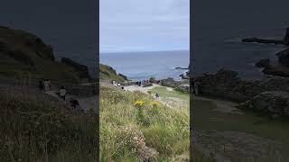 Tintagel castle stunning beautifulviews longbridge castle likeandsubscribe cliff [upl. by Reggi256]