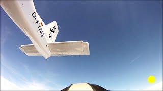 Dark Flight meteorite passing skydiver full version edited [upl. by Anyaled]