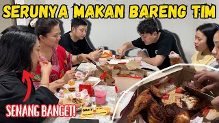 TRAKTIR TIM MAKAN AYAM RICHEESE RASANYA SERU BANGET YUK SAKSIKAN KEBERSAMAAN TIM SHANTY DI CHINA🥰 [upl. by Kory]