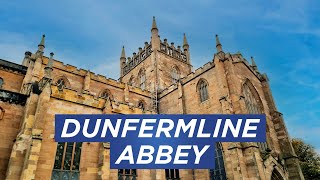 DUNFERMLINE ABBEY  Resting Place of KING ROBERT THE BRUCE  Scotland Walking Tour  4K  60FPS [upl. by Donielle574]