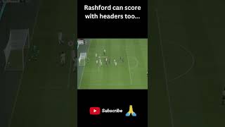 ☠️ Rashford 97 can score with headers too in EA Sports FC 24 eafc24 shorts fifa [upl. by Sixla297]