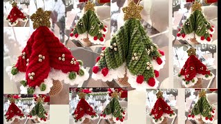 IMPRESIONANTES ARBOLES 3D Tejido de 2 Rectángulos es un hermoso Patrón de Crochet para Tu Casa [upl. by Jillayne]