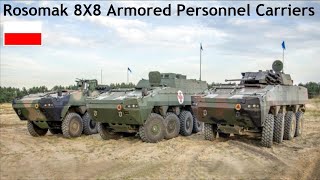 PGZ delivered 29 Medevac versions of Rosomak 8X8 armored personnel carriers to the Polish army [upl. by Popelka]