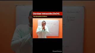 Osmium tetraoxide OsO4 reagentSyn hydroxylation of alkene Oxidation reactionAlkene to 12 diol [upl. by Finah]